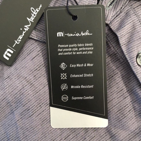 Travis Mathew Auckland Slub Golf Polo in Grey, size Large - Picture 10 of 16